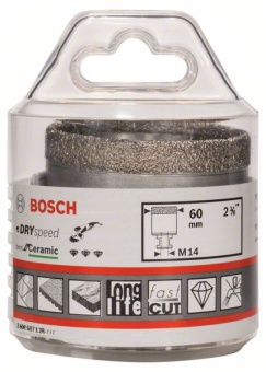 Алмазные коронки для сухого сверления Dry Speed Best for Ceramic 60 x 35 mm 2608587128